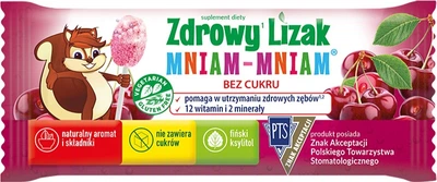 Льодяник на паличці Starpharma Mniam Mniam вишневий мус 6 г (5907763674033)