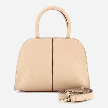Torebka crossbody damska skórzana IUNTOO 13183-17S Pudrowa (800070358105)