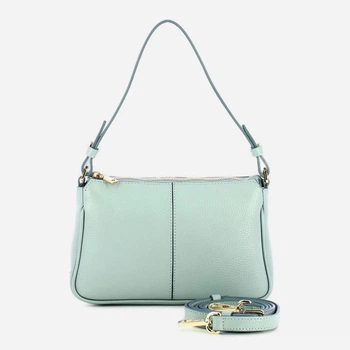Torebka crossbody damska skórzana IUNTOO 13186-1AU Jasnoniebieska (800070358118)
