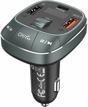 FM-transmiter Vention Bluetooth 5.0 30W PD (6922794775923)