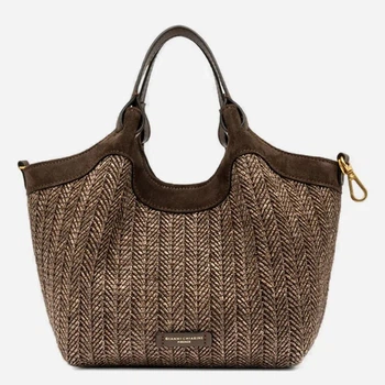 Сумка крос-боді через плече жіноча середня Gianni Chiarini BS-12339/COMM-PGLSPG-13840 Коричнева (800070352654)