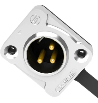Герметичный XLR панельный коннектор SA289-SC-PG-WP 3-контактное гнездо для пайки с водозащитной серией