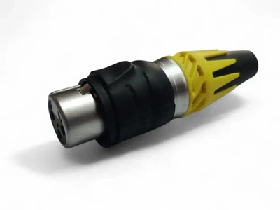 Панельный разъем SA261A-SC-PG-WP XLR 3 Pin (гнездо) с зажимом-крокодилом и золотыми штампованными контактами