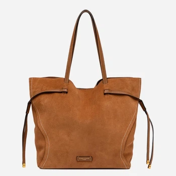 Torebka shopper damska zamszowa Gianni Chiarini BS-11286-CM-PL-1478 Brązowa (800070354442)