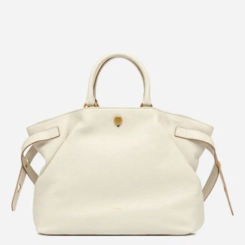 Сумка шопер жіноча з натуральної шкіри Gianni Chiarini BS-11891/COMM-GRN-3890 Біла (800070354405)