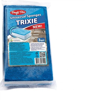 Губки для миття посуду Profit Pro Trixie Універсальні (3 шт.)