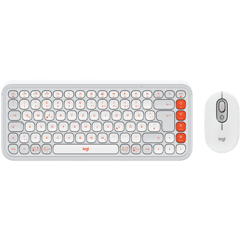 Комплект (клавіатура + миша) Logitech POP Icon Combo Off-Білий (920-013141)