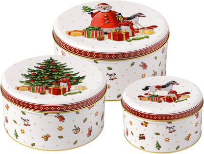 Набір контейнерів для печива Villeroy & Boch Winter Collage 3 шт (4003686440555)