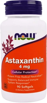 Астаксантин Now (Now Foods) Astaxanthin 4 мг 90 капсул (NOW-02305)