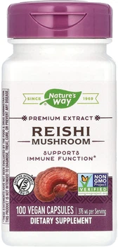 Рейші Nature's Way Reishi 376 мг 100 капсул (NWY-62700)