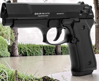Стартовый пистолет Blow F 06 AVTO + доп. магазин (Black/Black Grips)