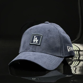 Синя вельветова кепка New Era LA Dodgers Cord Patch 60580724