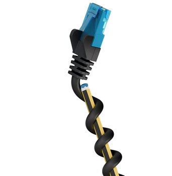 Патч-корд Goobay RJ45 UTP6a 2.0m patch Ultra Flexi PoE+ LS0H Cu чорний(75.07.9188)