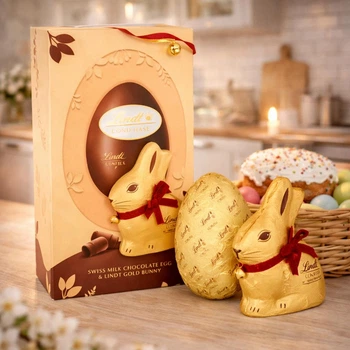 Пасхальное яйцо Lindt Gold bunny молочно-шоколадное 195г.