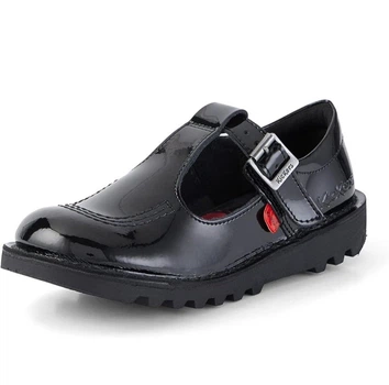 Дитячі шкіряні туфлі моделі Kickers Kick T-Bar. Розмір 34 (21.5 см)