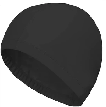 Шапочка для плавания универсальная тканевая Newt Fabric Чёрная (NE-SP-SW02BK)