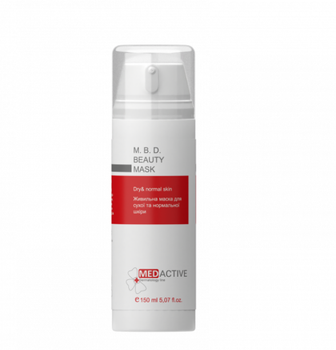 Маска для обличчя Medactive M.B.D. Beauty — живильна для сухої та нормальної шкіри, 150 мл