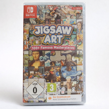 Гра Jigsaw Art: 100+ Famous Masterpieces Nintendo Switch (Download Code без картриджа)