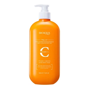 Гель для душа с витамином C Bioaqua Vitamin C Smooth Clean Gloss Body Wash, 500 мл, (X2-03942.orange)