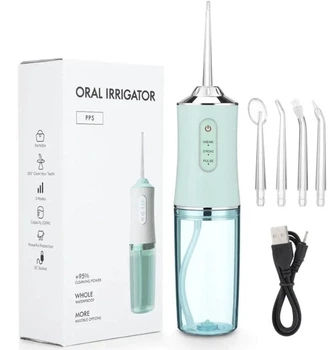 Ирригатор электрический для полости рта беспроводной с насадками Oral Irrigator 8668