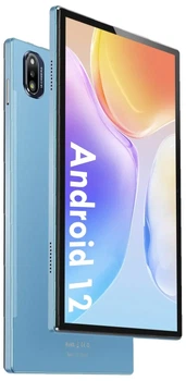 Планшет 10.1" Brillar T16 6/128Gb 8 ядер Android 12 6000 mAh Голубой Б/В