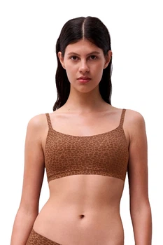 Топ с уплотнённой чашкой Chantelle 40/42(XS/S) Коричневый дикий (95861)