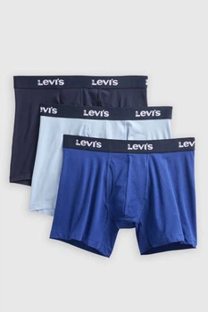 Трусы боксеры, 3 штуки Levi's 50(L) Синий-Голубой (140908)