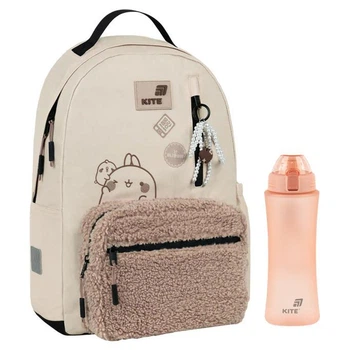 Рюкзак підлітковий + пляшка Kite Education teens Molang ML26-949M