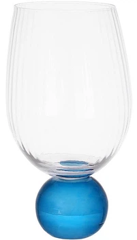 Набір 6 склянок "Bauble Glass" 450мл на синій ніжці