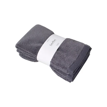 Набор полотенец Lotus Home Отель Premium Microcotton Antrasit 30*50 (3 шт.) (svt-2000022353137)