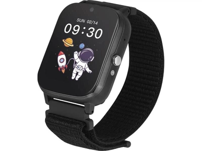 Дитячі смарт-часи Garett Kids Tech 4G Black