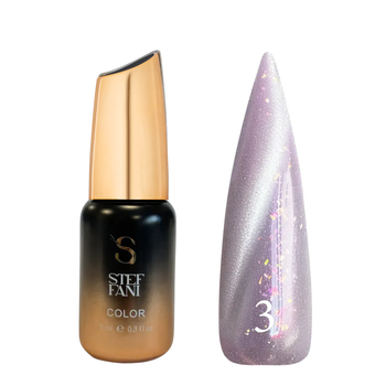 Гель-лак для ногтей Steffani Cat Eye Euphoria, 9 мл , 03 Лиловый
