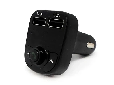 FM модулятор трансмиттер Bluetooth X8C, FM трансмиттер в авто от прикуривателя с USB-портом и Bluetooth