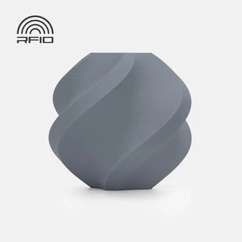 PLA-пластик Филамент Bambu Lab PLA Matte Ash Grey (11102) для 3D-принтера - 1Кг, 1.75mm Пепелисто-серый с Катушкай / Filament With Spool / с RFID чипом Меткой (NFC)