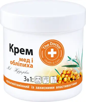 Крем для лица, рук и тела 3в1 "Мед и облепиха" - The Doctor Health & Care 250m