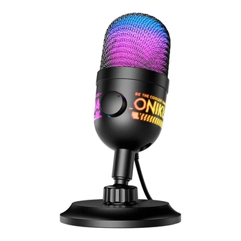 Микрофон Onikuma M930, RGB, USB, 3.5mm, 1.8m, black