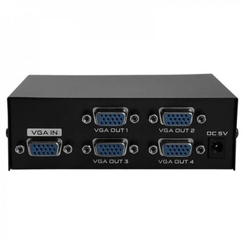 Разветвитель видеосигнала F&D F D VGA 2004 Черный 284851 03 AT3