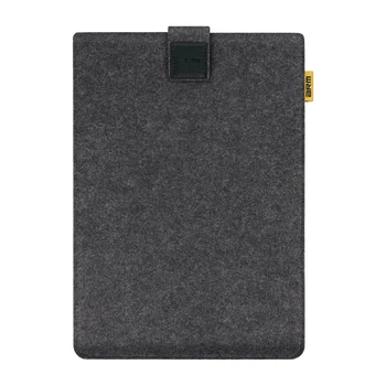 Чохол для ноутбука MacBook 13-14 , чорний, Feltery Case, AS2, фетровий конверт-папка, м"який захисний чохол з повсті, на липучці, легкий, для захисту від пошкоджень, ArmorStandart (ARM70769)