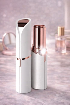 Эпилятор для лица женский FLAWLESS Facial Hair Remover Белый: Портативный мини-триммер