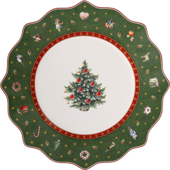 Talerz deserowy Villeroy & Boch Toy's Delight Zielony 24.4 cm (4003683494056)