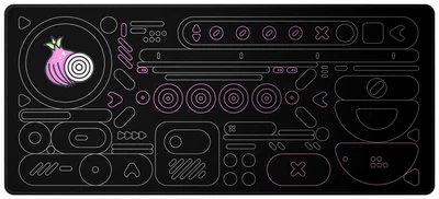 Podkładka pod myszkę Dark Project Onionite Dark Pattern (5292910039743)