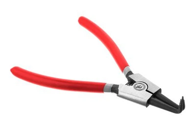 Щипцы для стопорных колец Intertool 180 мм изогнутые-разжим (HT-7014)