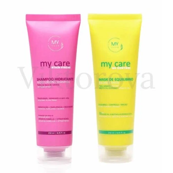 Набір для зволоження та відновлення волосся My Cosm: Шампунь My Cosm My Care Intensive Hydration 250 мл + Маска My Cosm My Care Oil Control 250 мл