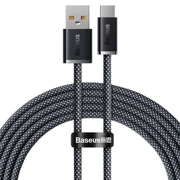Кабель Baseus Dynamic Series Fast Charging USB-A to Type-C 100W 2 м Slate gray (CALD000716)