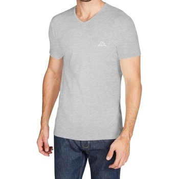 Футболка Kappa T-SHIRT MEZZA MANICA SCOLLO V серая M K1311 GrigioUnito
