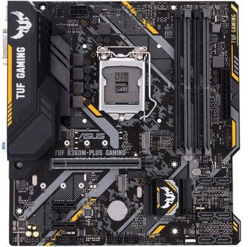 Материнська плата ASUS TUF B360M-PLUS GAMING (LGA1151/4xDDR4/2xM.2 SSD)