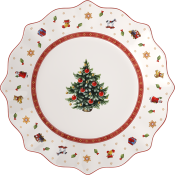 Тарілка десертна Villeroy & Boch Toy's Delight Біла 24.4 см (4003686182189)