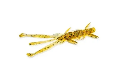 Силиконовая приманка Fishup Shrimp 3" (9pcs.), #036 - Caramel/Green & Black,10065108