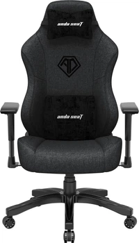 Крісло геймерське ігрове Anda Seat Phantom 3 Size L до 100 кг Linen Fabric Dark Gray (AD18Y-06-GB-F)
