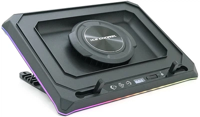 Охлаждающая подставка для ноутбука IceCoorel A8 Black (YT44047)